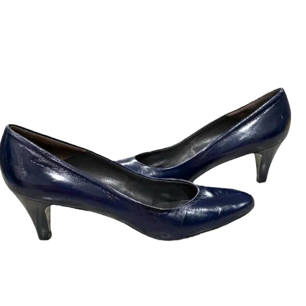 Bally of Switzerland Womens 9.5 AAAA Vicky II Pumps Leather S 6092 Ponte Shank